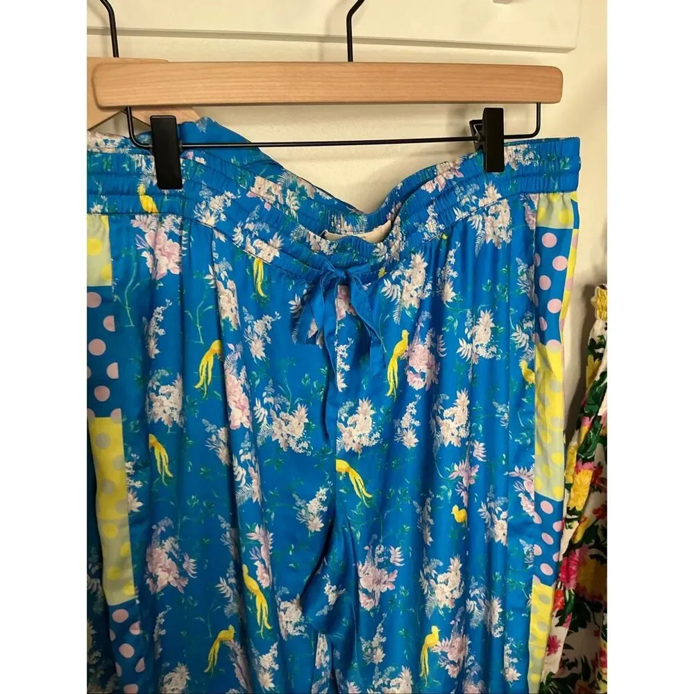 Ugg Satin Floral PJ Set | Blue in XL